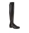 Stuart Weitzman High Boots With Round Toe And Block Heel In Black