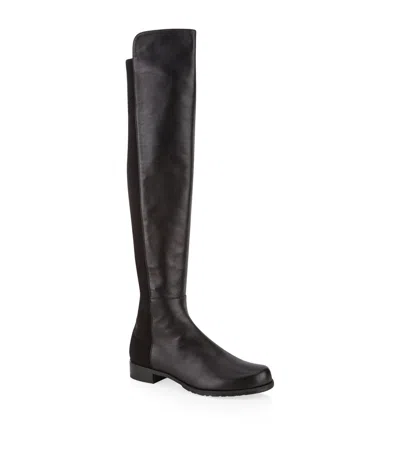 STUART WEITZMAN LEATHER 5050 OVER-THE-KNEE BOOTS