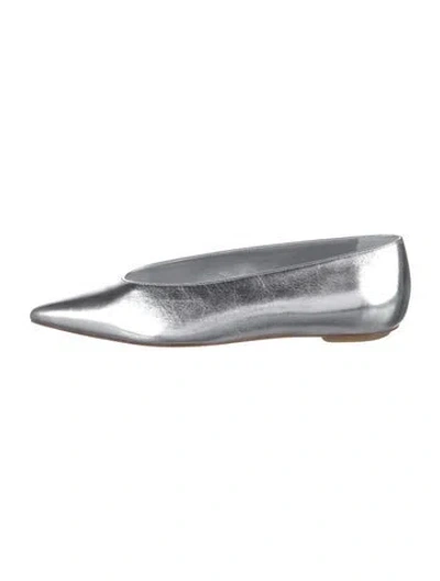 Pre-owned Stuart Weitzman Leather Ballet Flats