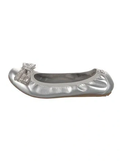 Pre-owned Stuart Weitzman Leather Ballet Flats