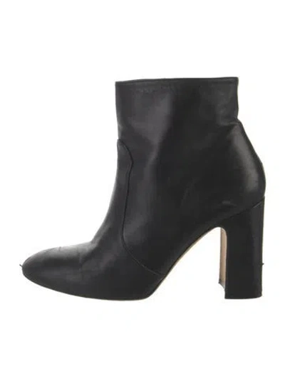 Pre-owned Stuart Weitzman Leather Boots In Black