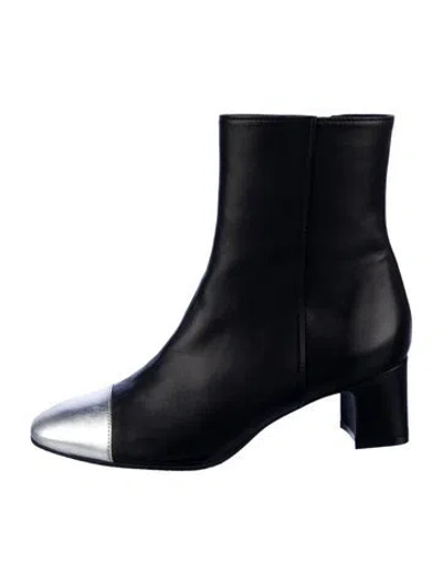 Pre-owned Stuart Weitzman Leather Boots In Black