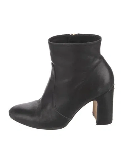Pre-owned Stuart Weitzman Leather Boots In Black