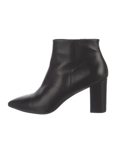 Pre-owned Stuart Weitzman Leather Boots In Black