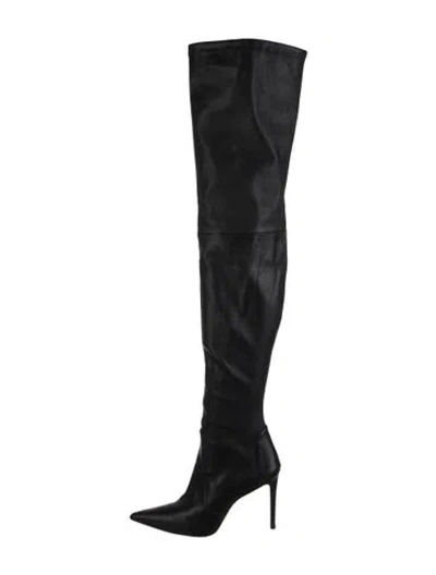 Pre-owned Stuart Weitzman Leather Boots In Black