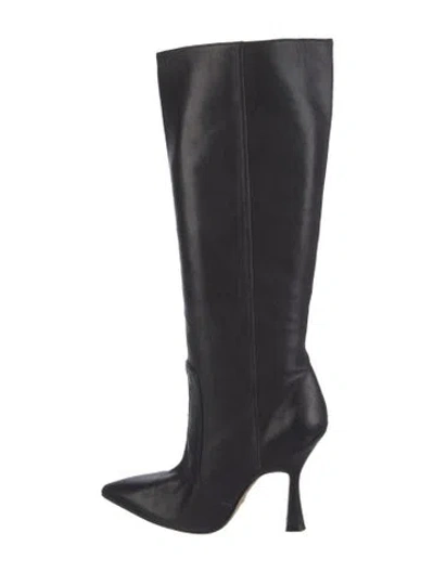 Pre-owned Stuart Weitzman Leather Boots In Black