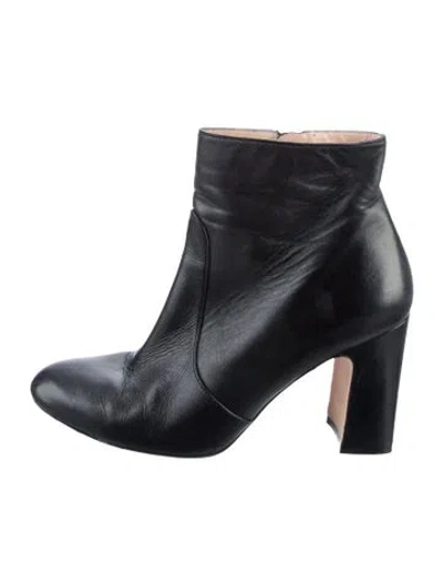 Pre-owned Stuart Weitzman Leather Boots In Black