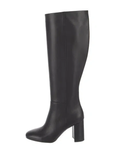 Pre-owned Stuart Weitzman Leather Boots In Black