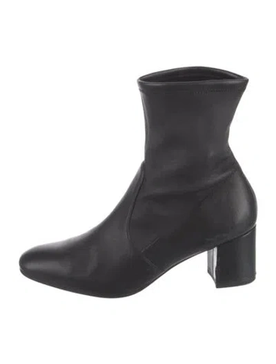 Pre-owned Stuart Weitzman Leather Boots In Black