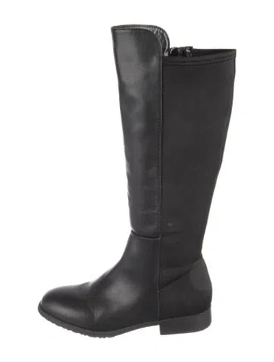 Pre-owned Stuart Weitzman Leather Boots In Black