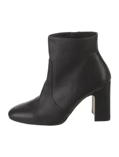 Pre-owned Stuart Weitzman Leather Boots In Black