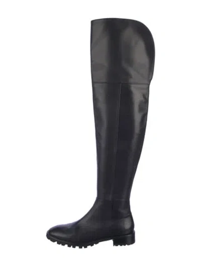 Pre-owned Stuart Weitzman Leather Boots In Blue