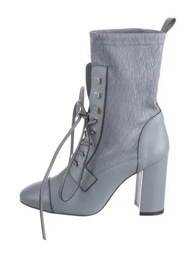 Pre-owned Stuart Weitzman Leather Boots In Blue