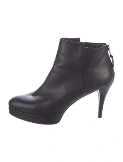 Pre-owned Stuart Weitzman Leather Boots In Blue