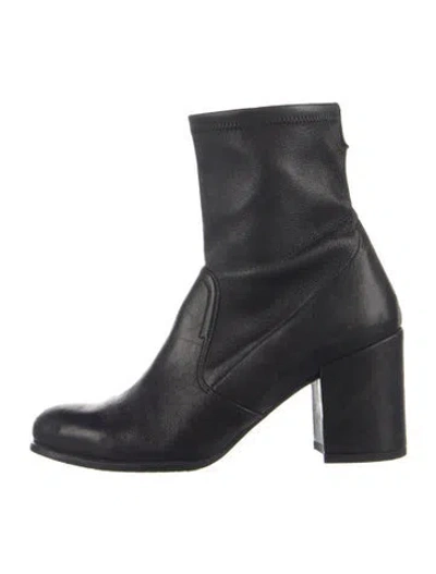 Pre-owned Stuart Weitzman Leather Boots In Blue