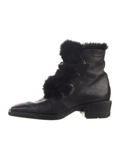 Pre-owned Stuart Weitzman Leather Boots In Blue