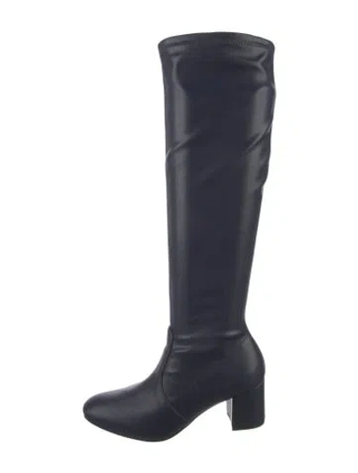 Pre-owned Stuart Weitzman Leather Boots In Blue