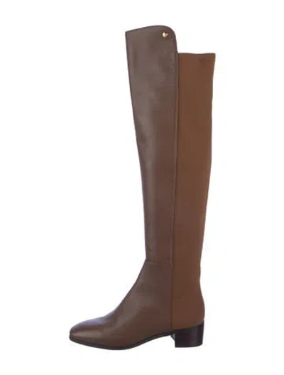 Pre-owned Stuart Weitzman Leather Boots In Brown