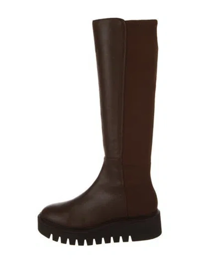 Pre-owned Stuart Weitzman Leather Boots In Brown