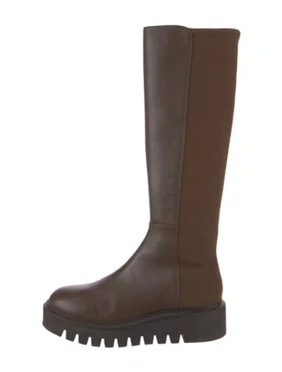 Pre-owned Stuart Weitzman Leather Boots In Brown