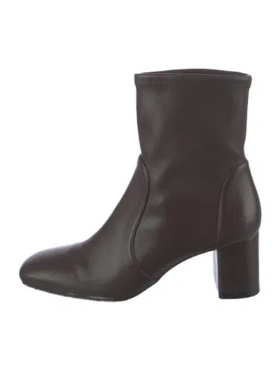 Pre-owned Stuart Weitzman Leather Boots In Brown