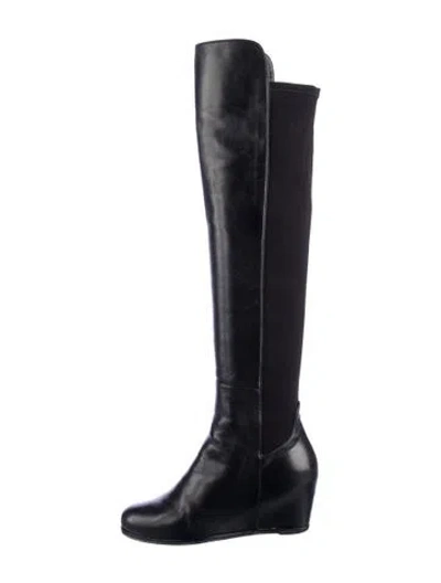 Pre-owned Stuart Weitzman Leather Boots In Multi