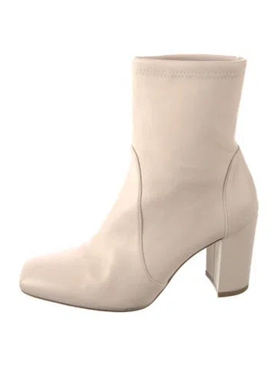 Pre-owned Stuart Weitzman Leather Boots In Neutrals