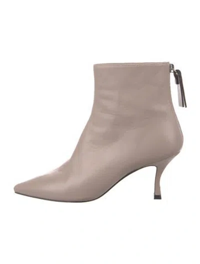 Pre-owned Stuart Weitzman Leather Boots In Purple