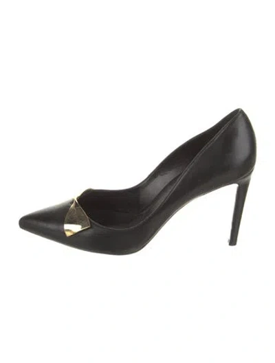 Pre-owned Stuart Weitzman Leather Bow Accents Pumps In Multi