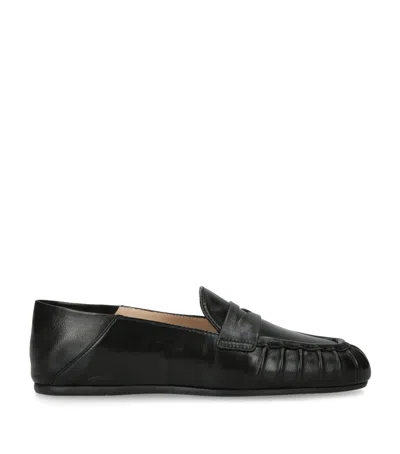 Stuart Weitzman Leather Brooks Loafers