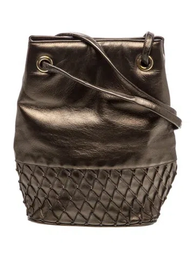 Pre-owned Stuart Weitzman Leather Bucket Bag In Brown