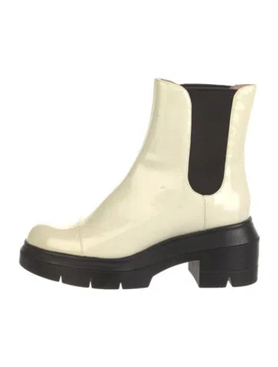 Pre-owned Stuart Weitzman Leather Chelsea Boots