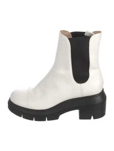 Pre-owned Stuart Weitzman Leather Chelsea Boots In Multi
