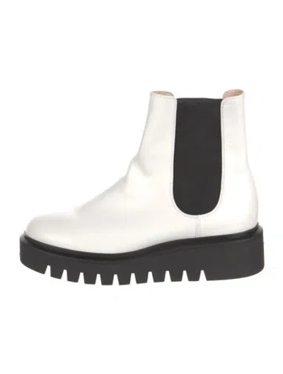 Pre-owned Stuart Weitzman Leather Chelsea Boots In Multi