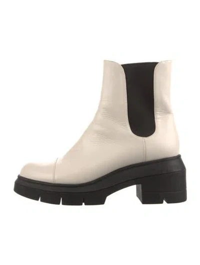 Pre-owned Stuart Weitzman Leather Chelsea Boots In Multi