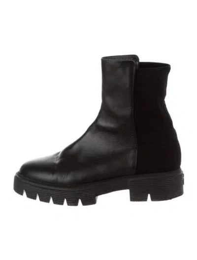 Pre-owned Stuart Weitzman Leather Chelsea Boots In Multi