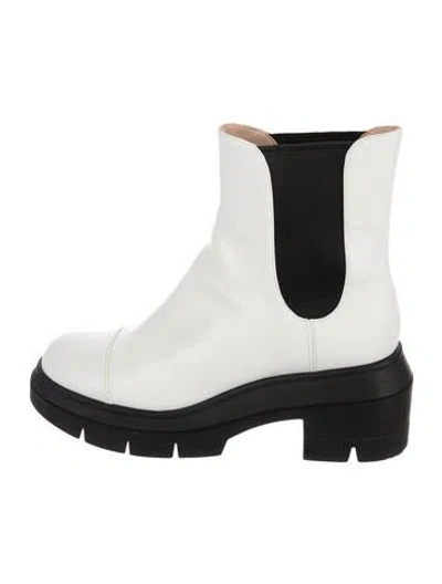 Pre-owned Stuart Weitzman Leather Chelsea Boots In Multi