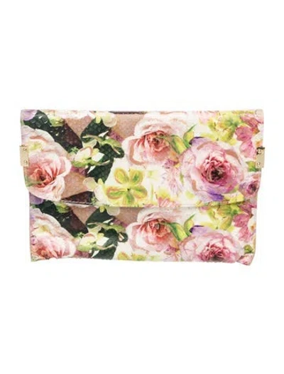 Pre-owned Stuart Weitzman Leather Clutch In Multi