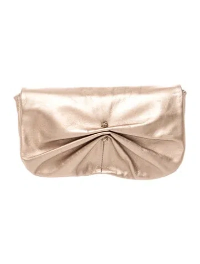 Pre-owned Stuart Weitzman Leather Clutch In Pink