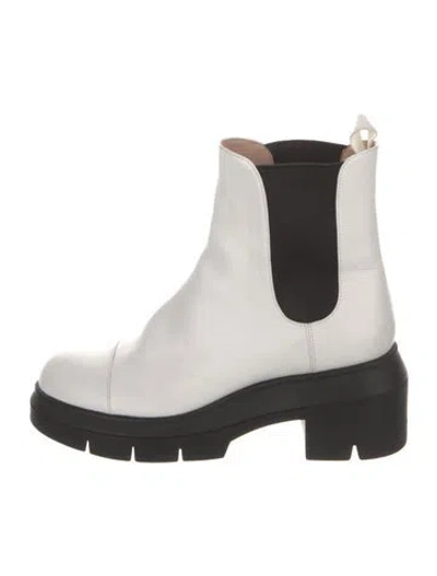 Pre-owned Stuart Weitzman Leather Combat Boots In Multi
