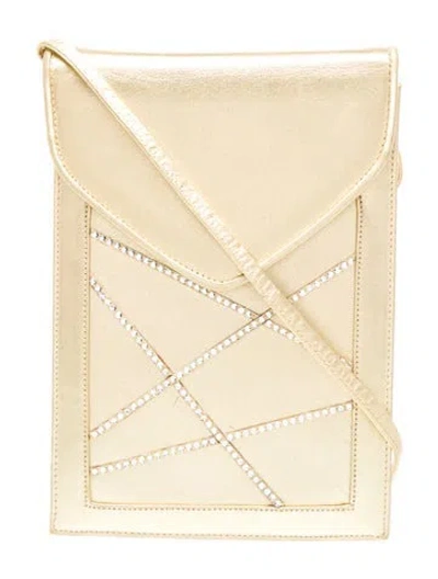 Pre-owned Stuart Weitzman Leather Crossbody Bag In Neutral