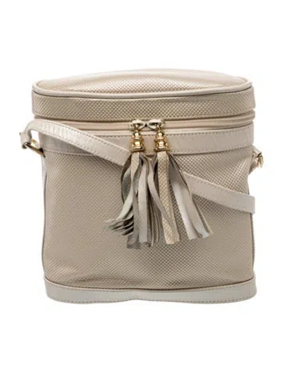 Pre-owned Stuart Weitzman Leather Crossbody Bag In Neutrals