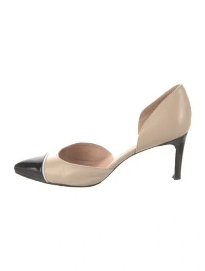 Pre-owned Stuart Weitzman Leather D'orsay Pumps