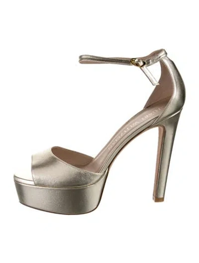 Pre-owned Stuart Weitzman Leather D'orsay Pumps