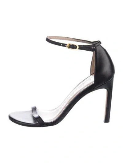 Pre-owned Stuart Weitzman Leather D'orsay Pumps In Blue