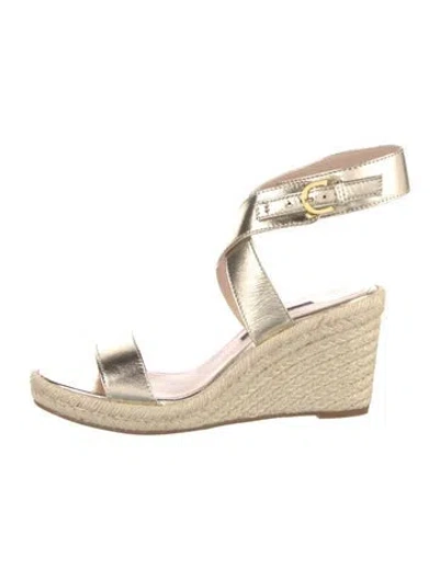 Pre-owned Stuart Weitzman Leather Espadrilles