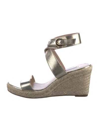 Pre-owned Stuart Weitzman Leather Espadrilles