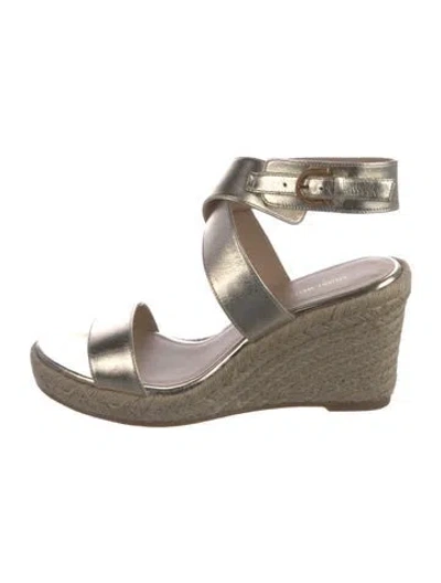 Pre-owned Stuart Weitzman Leather Espadrilles