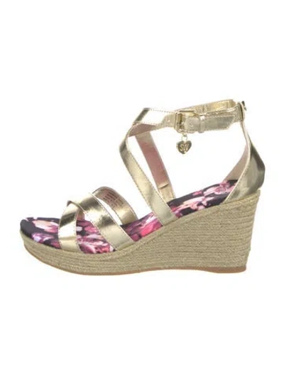 Pre-owned Stuart Weitzman Leather Espadrilles