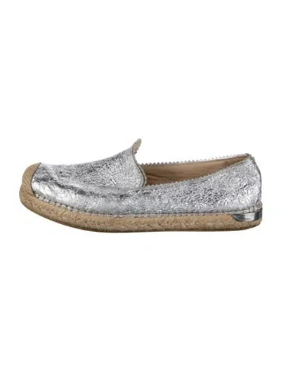 Pre-owned Stuart Weitzman Leather Espadrilles